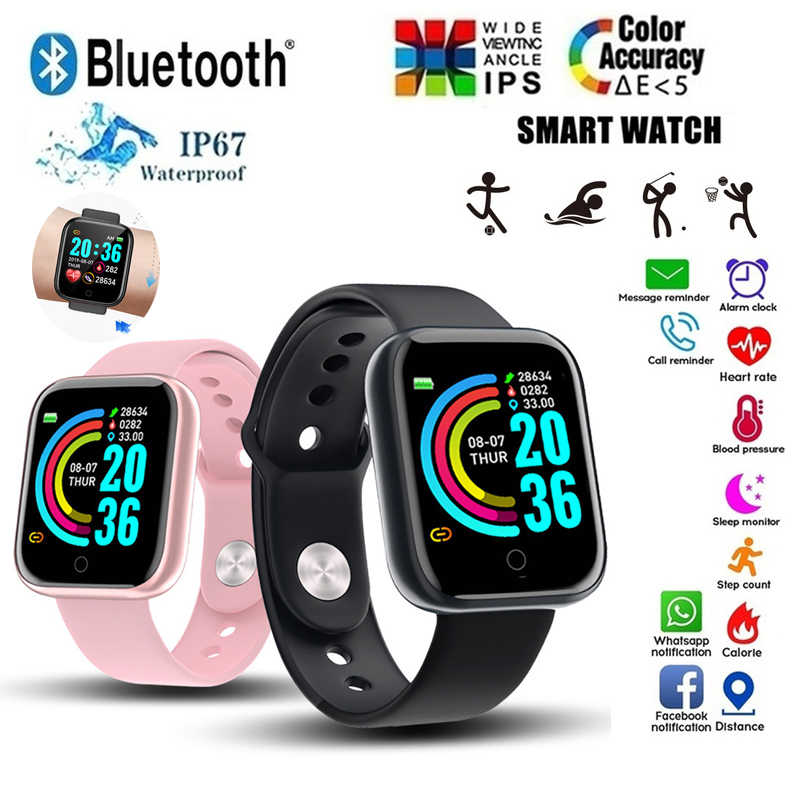Smartwatch Faces - D20スマートウォッチ防水フィットネストラッカー心拍数モニター血圧bluetoothスマートウォッチ手首にアップルのiosアンドロイド