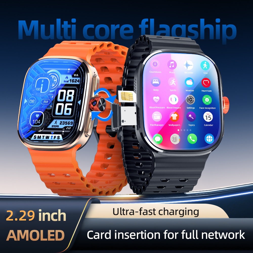 Smartwatch Faces - P2スマートウォッチ 5G LTE Android 13.0 2.29インチ