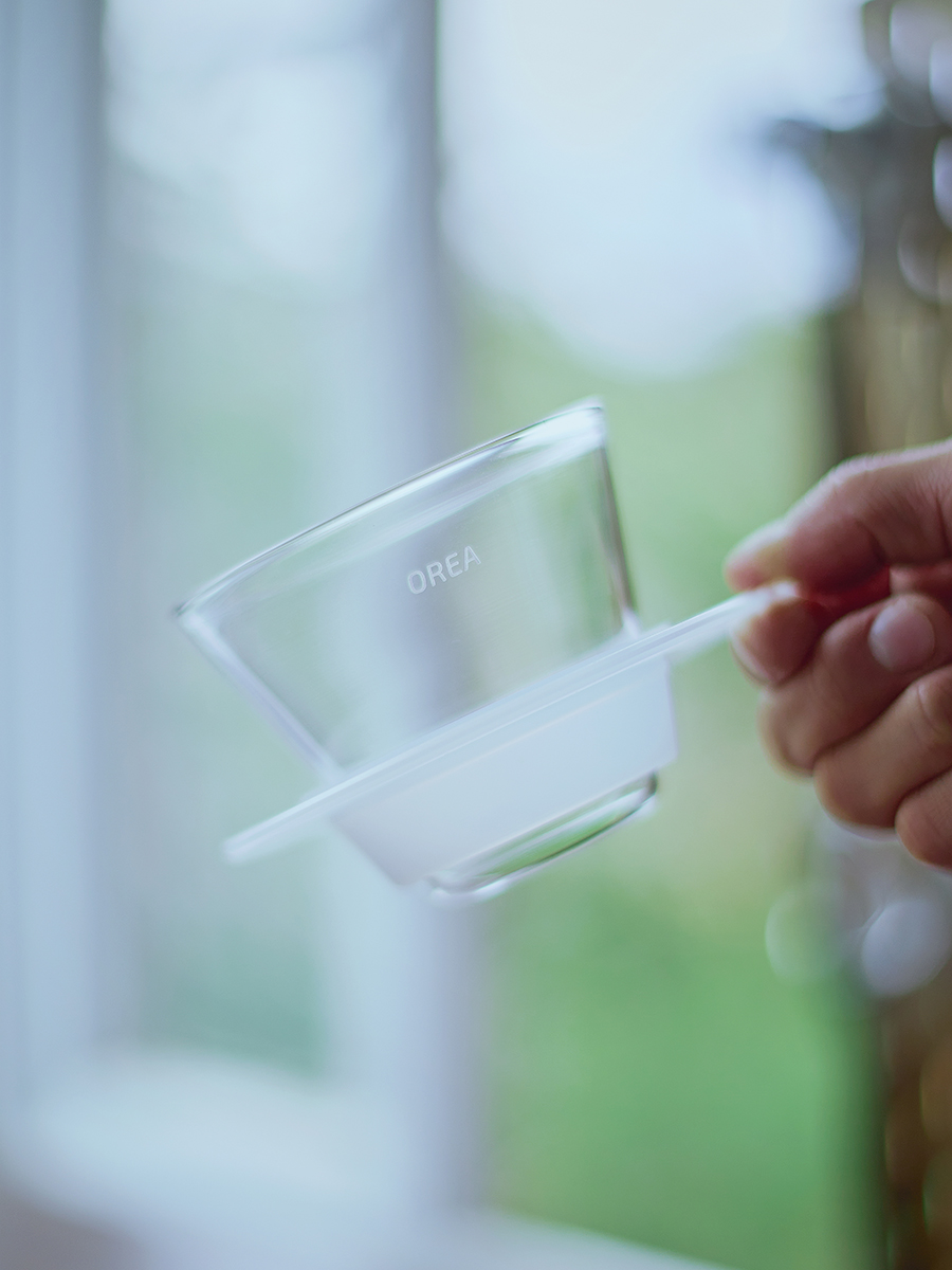 Silicone Band Replacement - 食品グレードのシリコーン樹脂コーヒーガラスフィルターカップタイプ B OREA 交換用手醸造アクセサリーカップホルダー食器用具