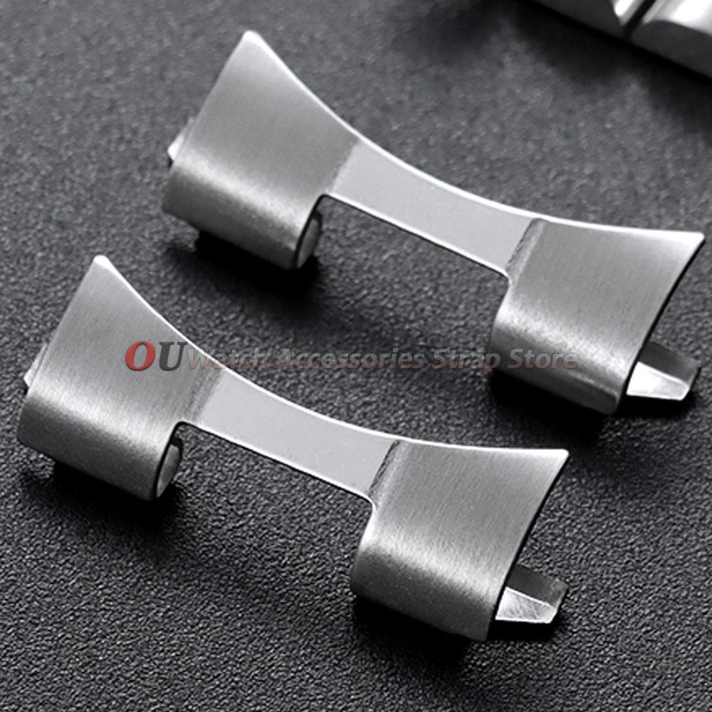 Watch Band Connector - ロレックス用 12/14/16/18/19/20/22/24 ミリメートルステンレス鋼アダプターオイスター用セイコー時計バンドカーブエンドリンクコネクタアクセサリー