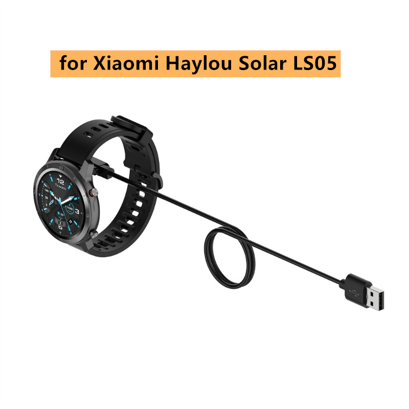 Android Smartwatch Accessories - Xiaomi haylouソーラー充電器,100cm USB充電器,急速充電ケーブル,スマートウォッチアクセサリー
