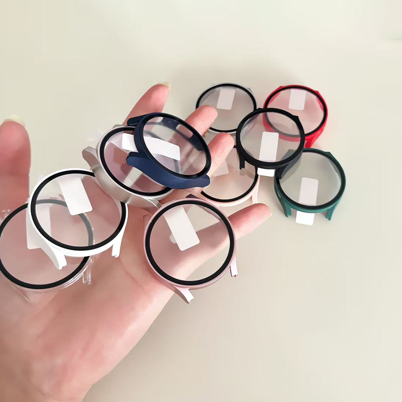 Samsung Smartwatch Accessories - 強化ガラス + ケースサムスンギャラクシーウォッチ 7/6/5/4/FE カバー PC