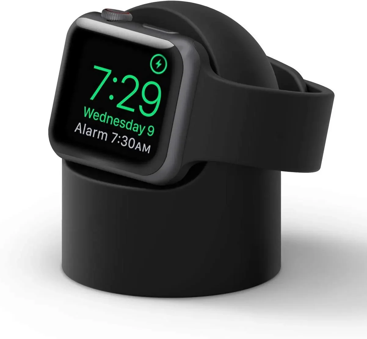Watch Charger Cable - Apple Watch用充電スタンド,シリコンブラケット,充電ケーブルホルダー,ドックステーション,iwatch,シリーズ9,8 ultra,7,6,5,se,4,3,2