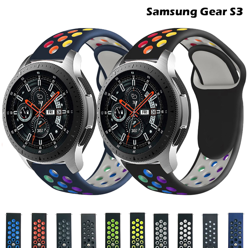 Xiaomi Smartwatch S3 Accessories - サムスンギャラクシーギアs3用のクラシックな時計ストラップ,サムスンギャラクシーギアs3フロンティア,45mm,46mm