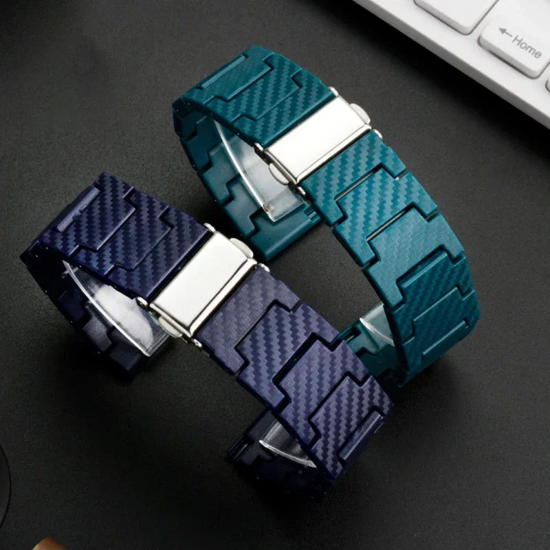 Xiaomi Smartwatch S4 Accessories - Xiaomi用カーボンファイバーストラップ,時計アクセサリー,アクティブライトアクセサリー,Redmi Watch 5,s4,20mm, 22mm