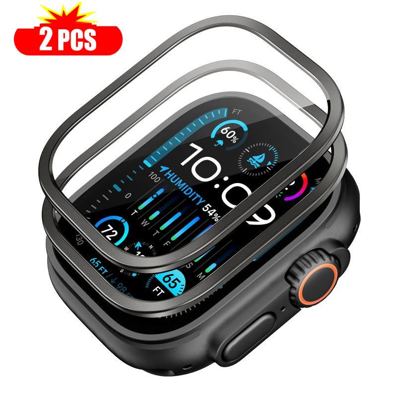 Smartwatch Watch Accessories For Women - 2 個強化ガラス Apple Watch ウルトラ 49
