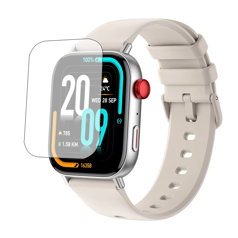 Smartwatch Icon - スマートウォッチ用の透明な保護フィルム,スマートウォッチ用のスクリーンプロテクター,5個