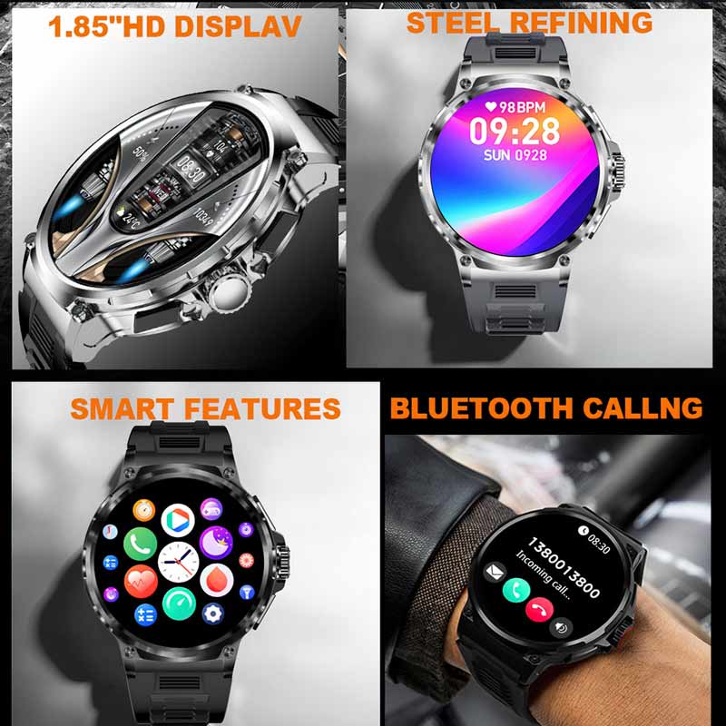AndroidおよびIOS用のコネクテッドウォッチEDGE- - Smartwatch Faces のレビューと価格