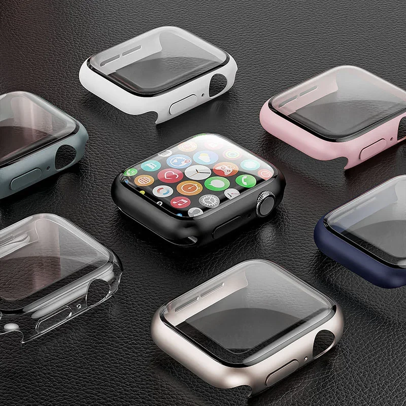 Apple Watchケース用強化ガラス+カバー 45mm  - Smartwatch Straps & Accessories のレビューと価格