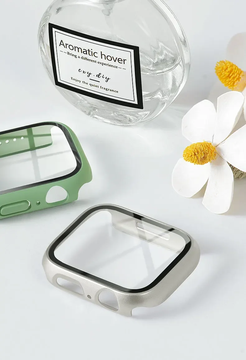 Apple Watchケース用強化ガラス+カバー 45mm  - Smartwatch Straps & Accessories のレビューと価格