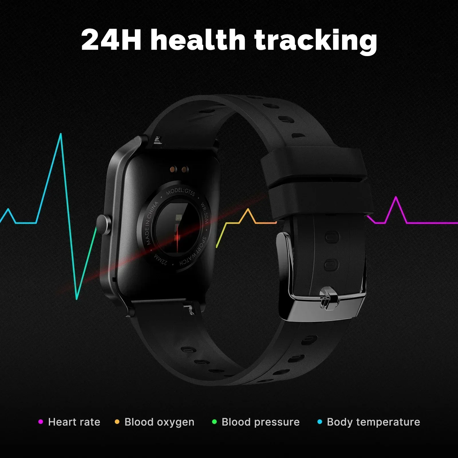 MOES スマートウォッチ Alexa 内蔵フィットネストラ - Smartwatch Faces のレビューと価格