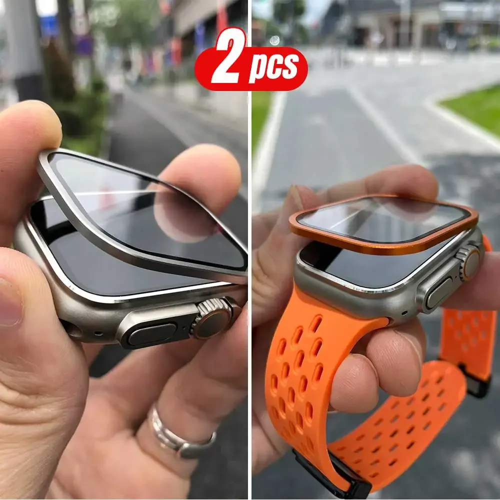 2 個チタン金属フレーム Apple Watch Ultra - Smartwatch Watch Accessories For Women のレビューと価格