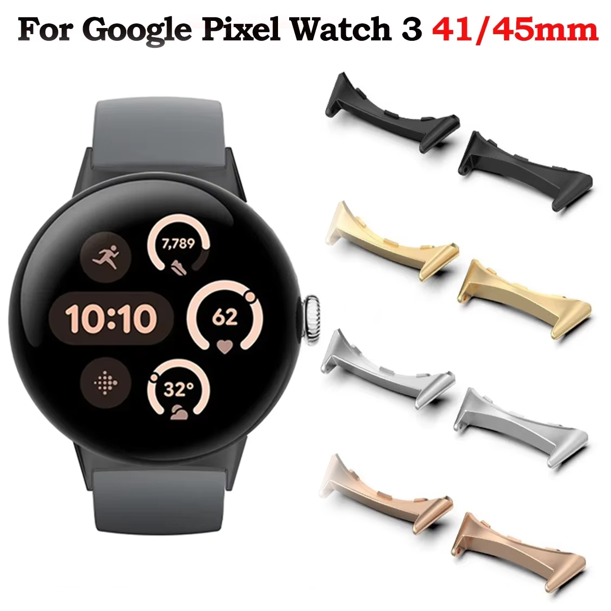Google Pixel 3用ウォッチストラップコネクタアダ - Smartwatch Straps & Accessories のレビューと価格