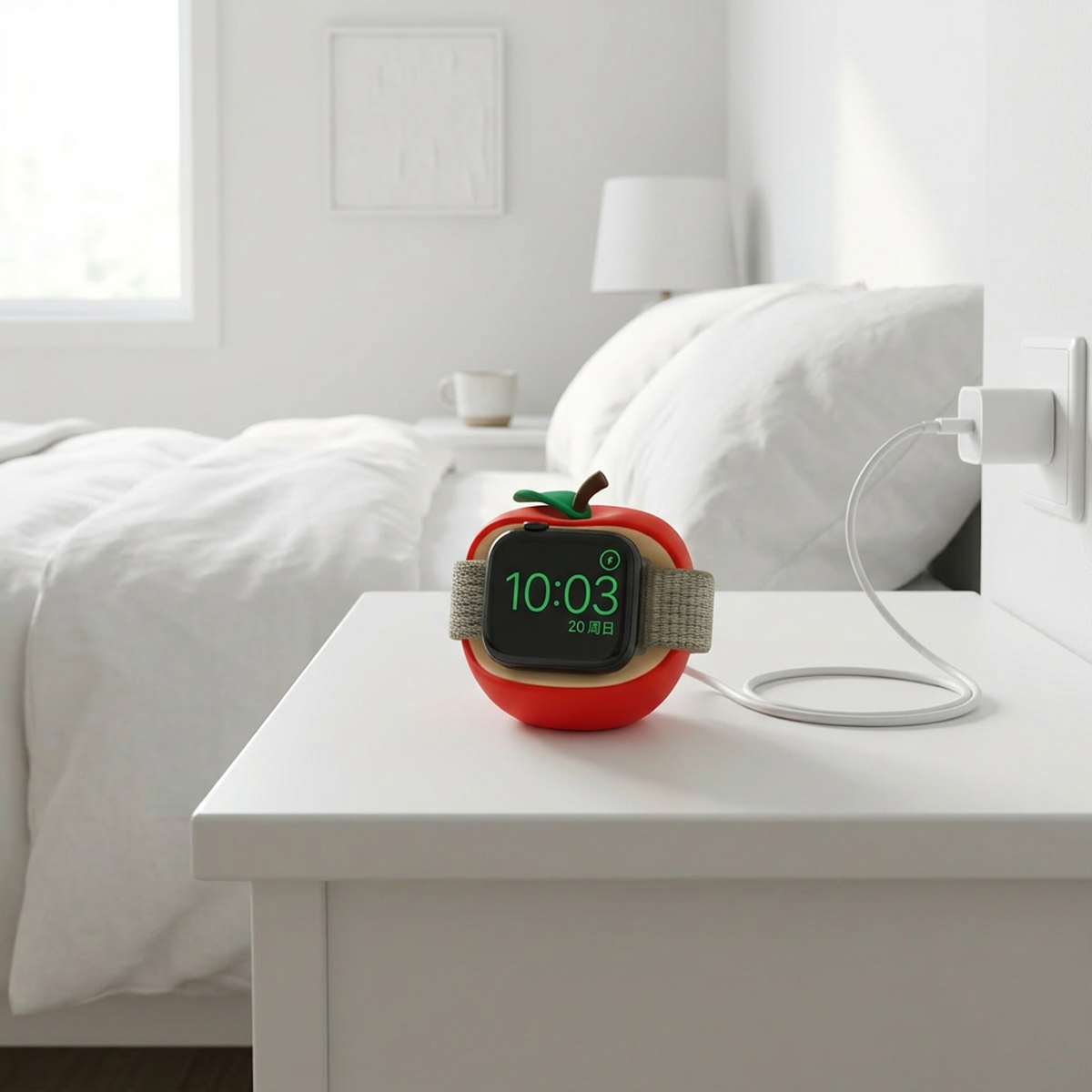 シリコン製アップルウォッチ充電スタンド Apple Watc - Watch Charging Dock のレビューと価格
