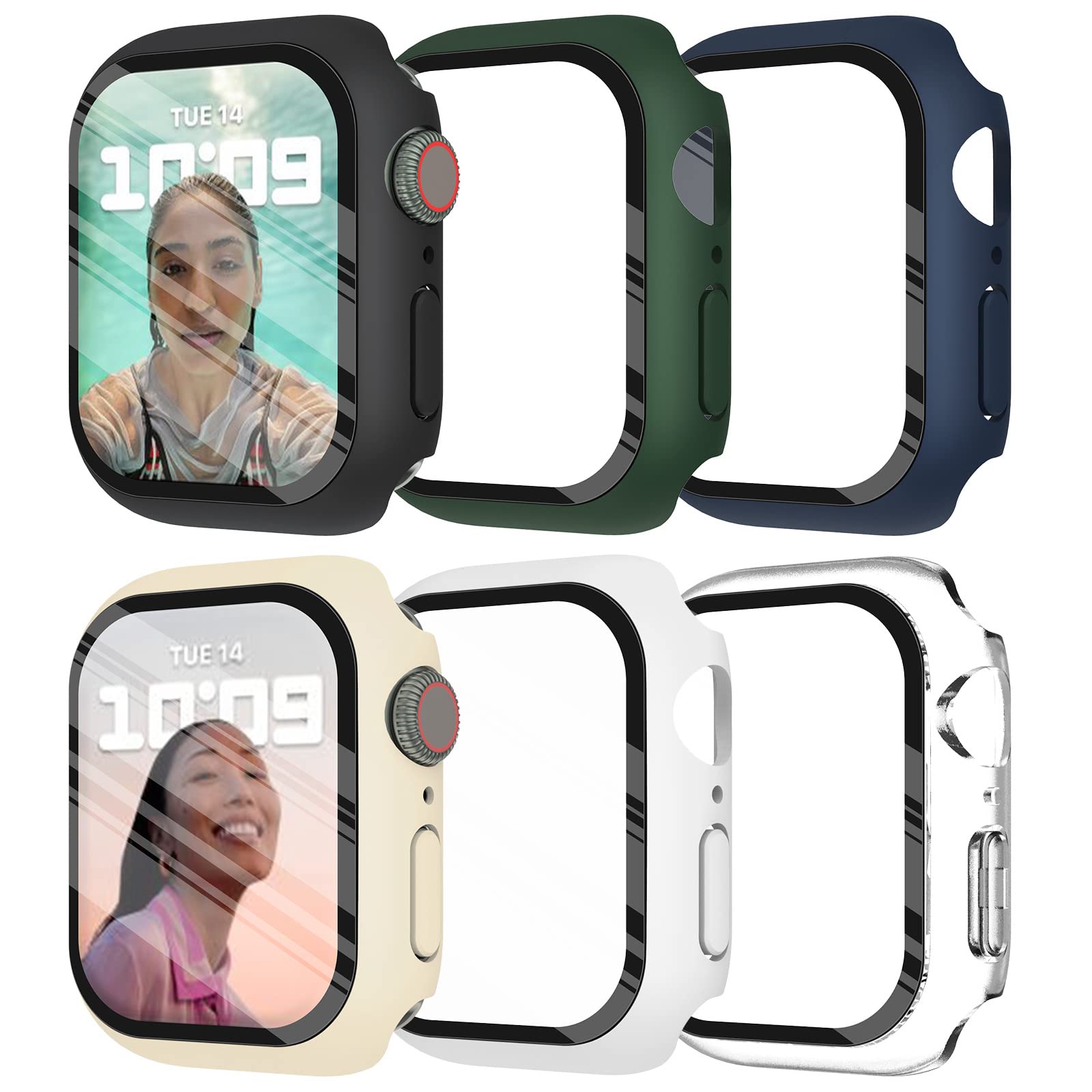 強化ガラス + カバー Apple Watch 9 8 41 - Smartwatch Icon のレビューと価格