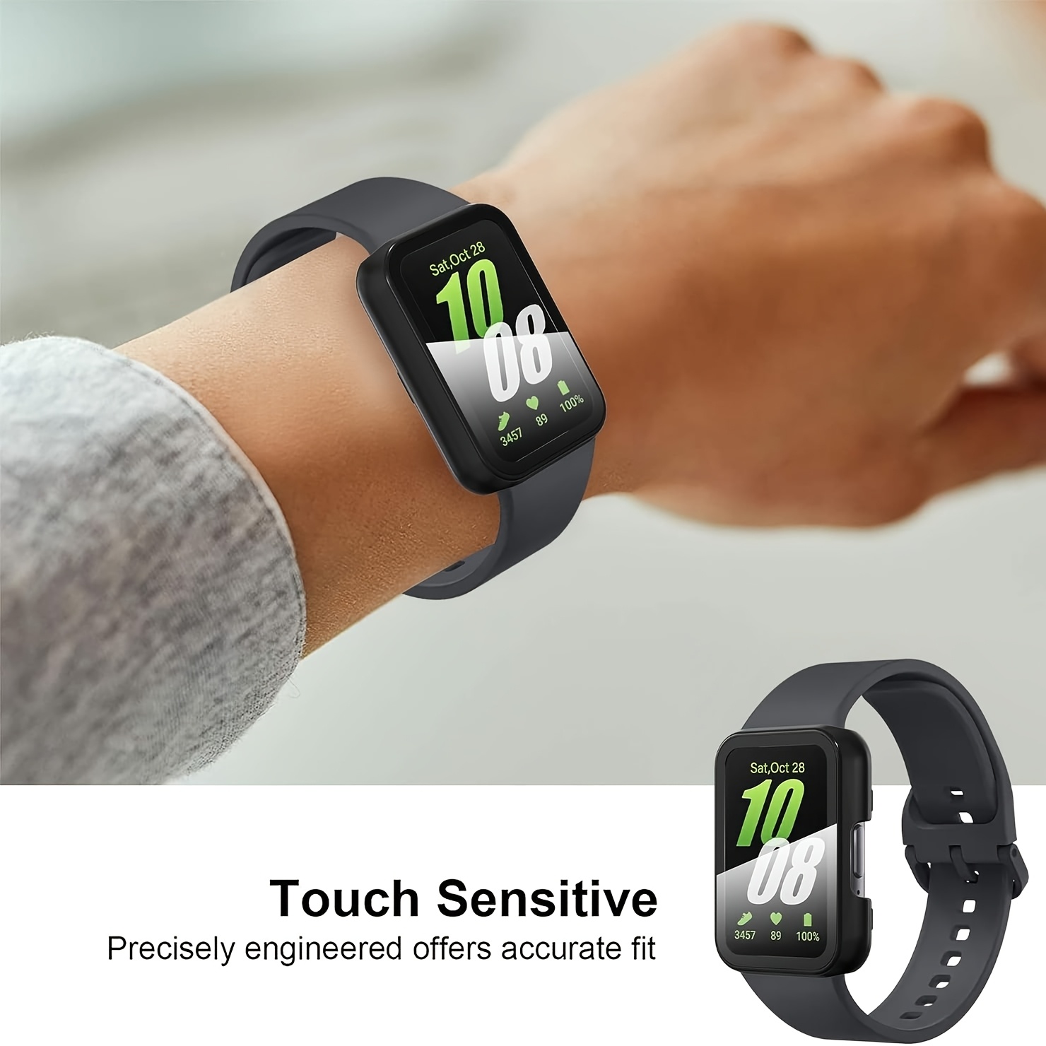 ガラス+ケース Samsung Galaxy Fit 3用  - Samsung Smartwatch Accessories のレビューと価格