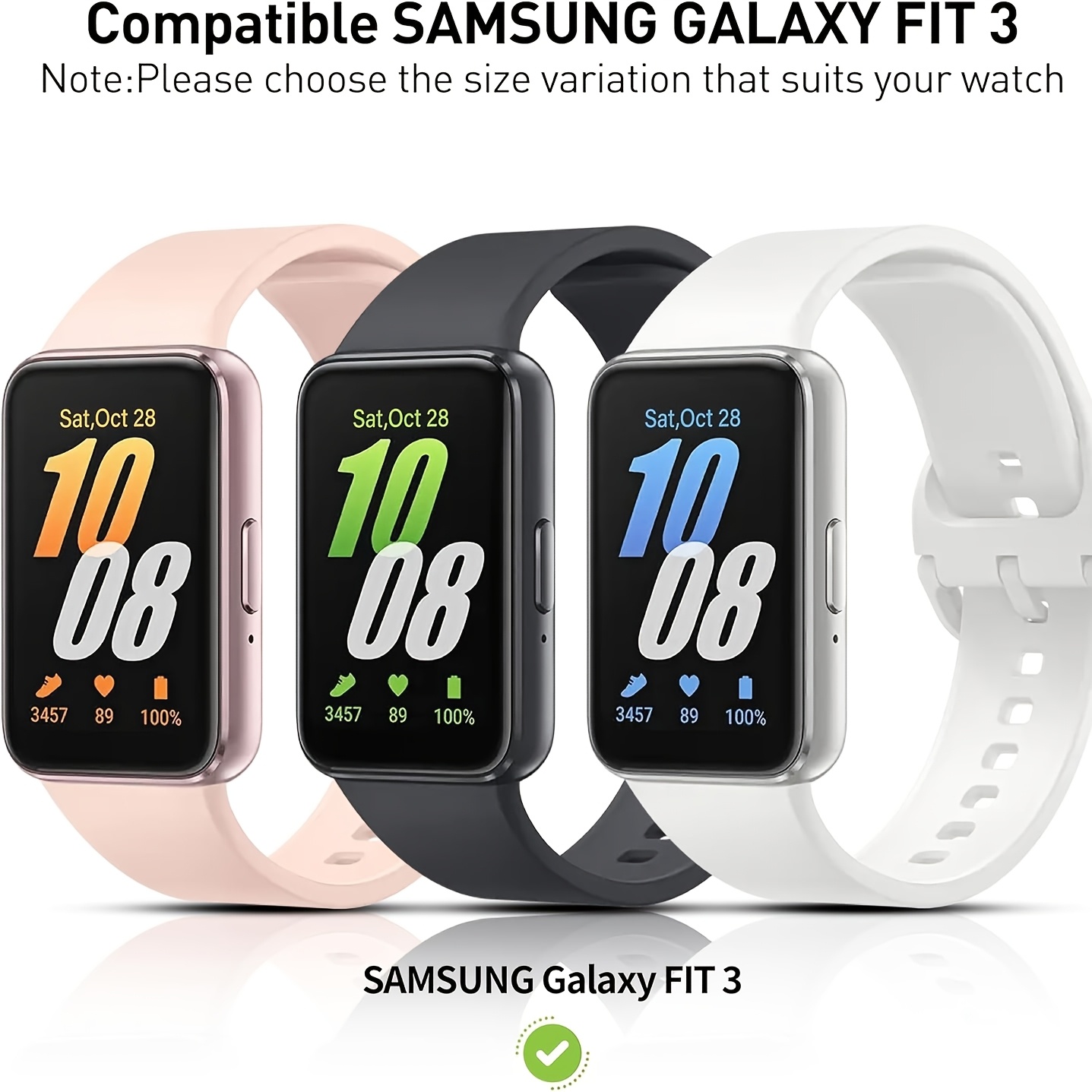 ガラス+ケース Samsung Galaxy Fit 3用  - Samsung Smartwatch Accessories のレビューと価格