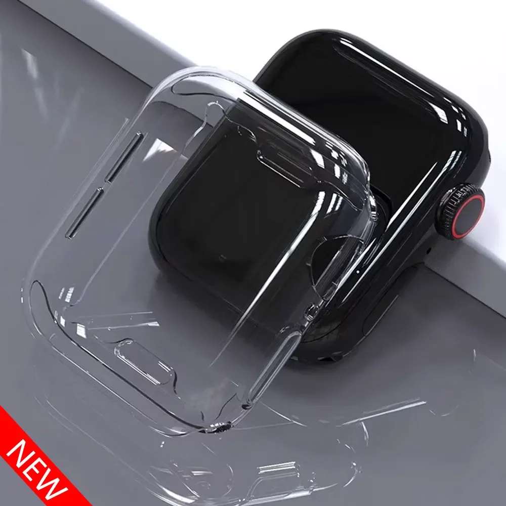 Apple Watch用シリコンスクリーンプロテクター,バン - Smartwatch Watch Accessories For Women のレビューと価格