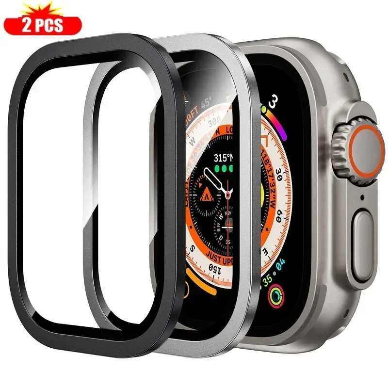 2 個の強化ガラス Apple Watch ウルトラ 49  - Smartwatch Watch Accessories For Women のレビューと価格