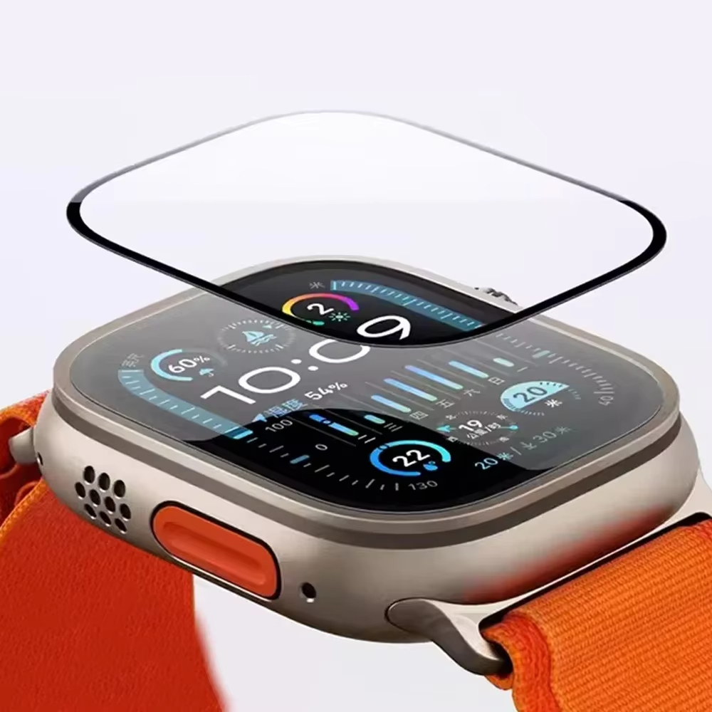 スクリーンプロテクター 3D強化ガラスフィルム Apple  - Smartwatch Icon のレビューと価格