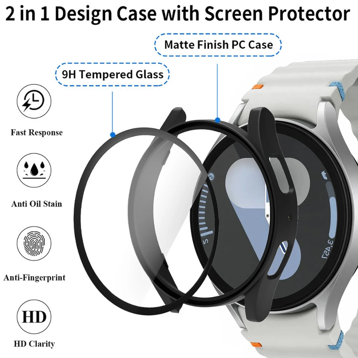 シリコンストラップサムスンギャラクシーウォッチ 7 40 4 - Silicone Band Replacement のレビューと価格