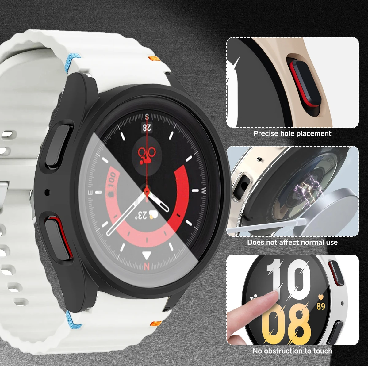 シリコンストラップサムスンギャラクシーウォッチ 7 40 4 - Silicone Band Replacement のレビューと価格