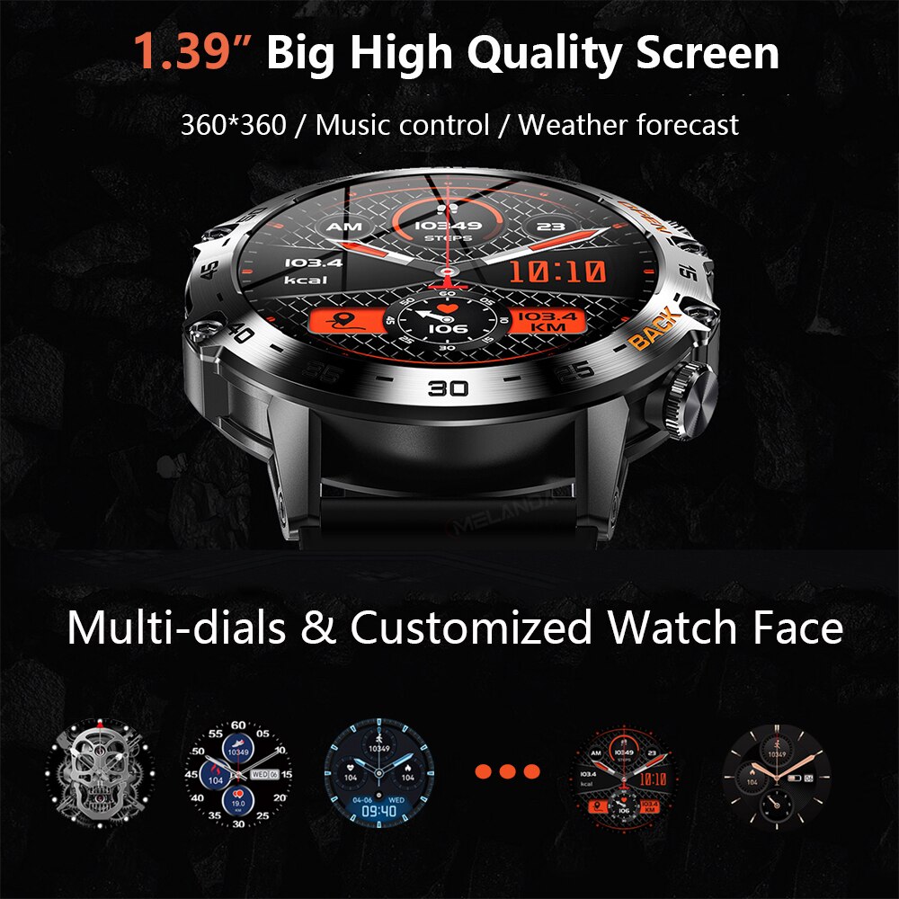MEVADEN 1.39 インチ Bluetooth 通話ス - Smartwatch Faces のレビューと価格
