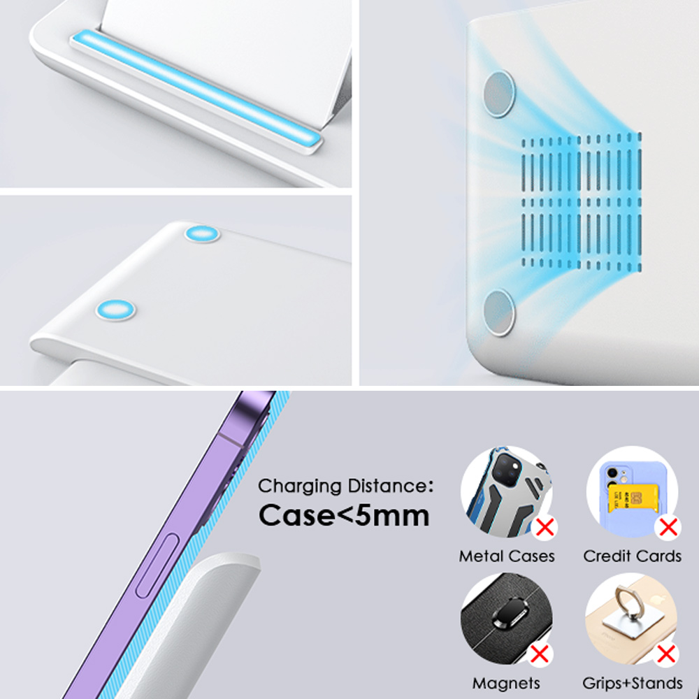 LED 3 in 1 ワイヤレス充電ステーション iPhon - Watch Charger Cable のレビューと価格