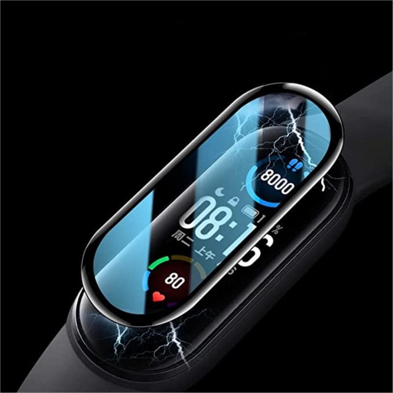 3D フルスクリーンプロテクター Xiaomi Mi バンド - Smartwatch Straps & Accessories のレビューと価格