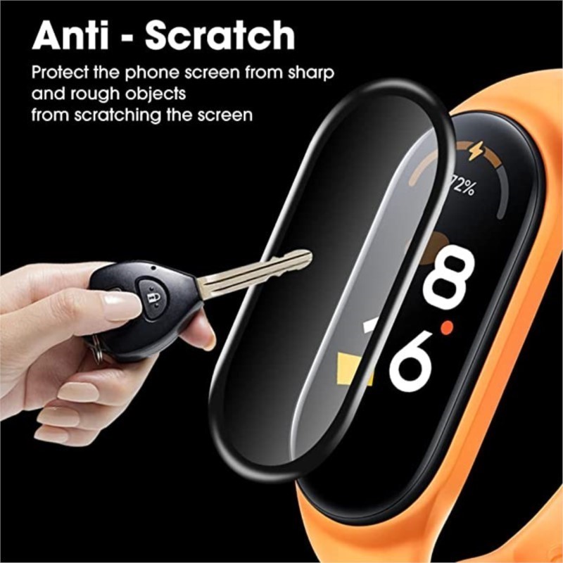 3D フルスクリーンプロテクター Xiaomi Mi バンド - Smartwatch Straps & Accessories のレビューと価格