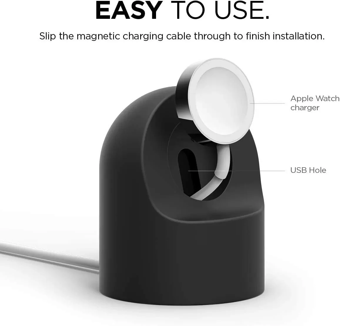 Apple Watch用充電スタンド,シリコンブラケット,充 - Watch Charger Cable のレビューと価格