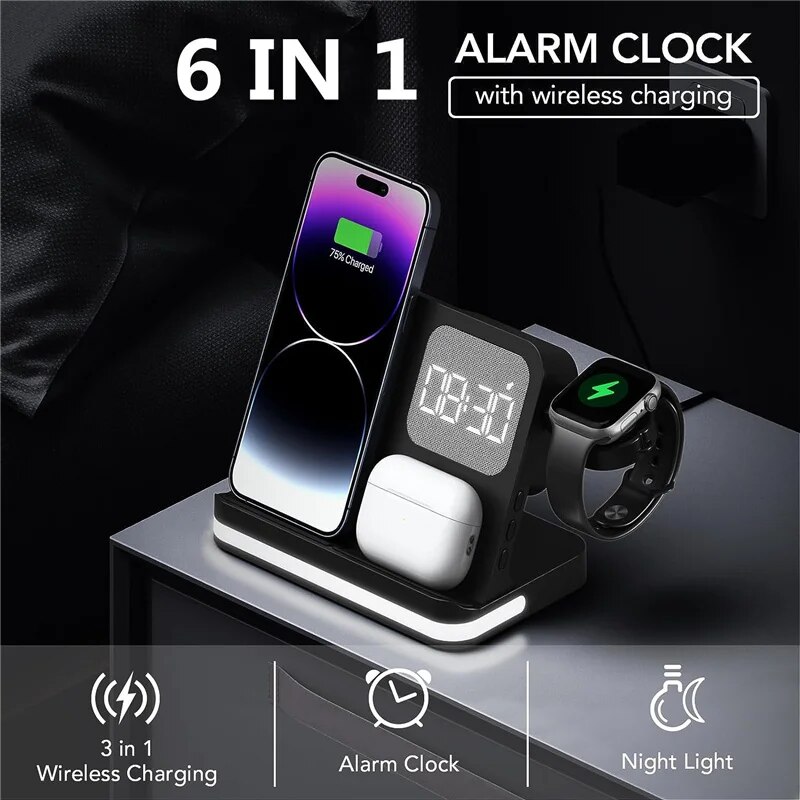 ワイヤレス充電器スタンド iPhone 15 14 サムスン - Watch Charger Cable のレビューと価格