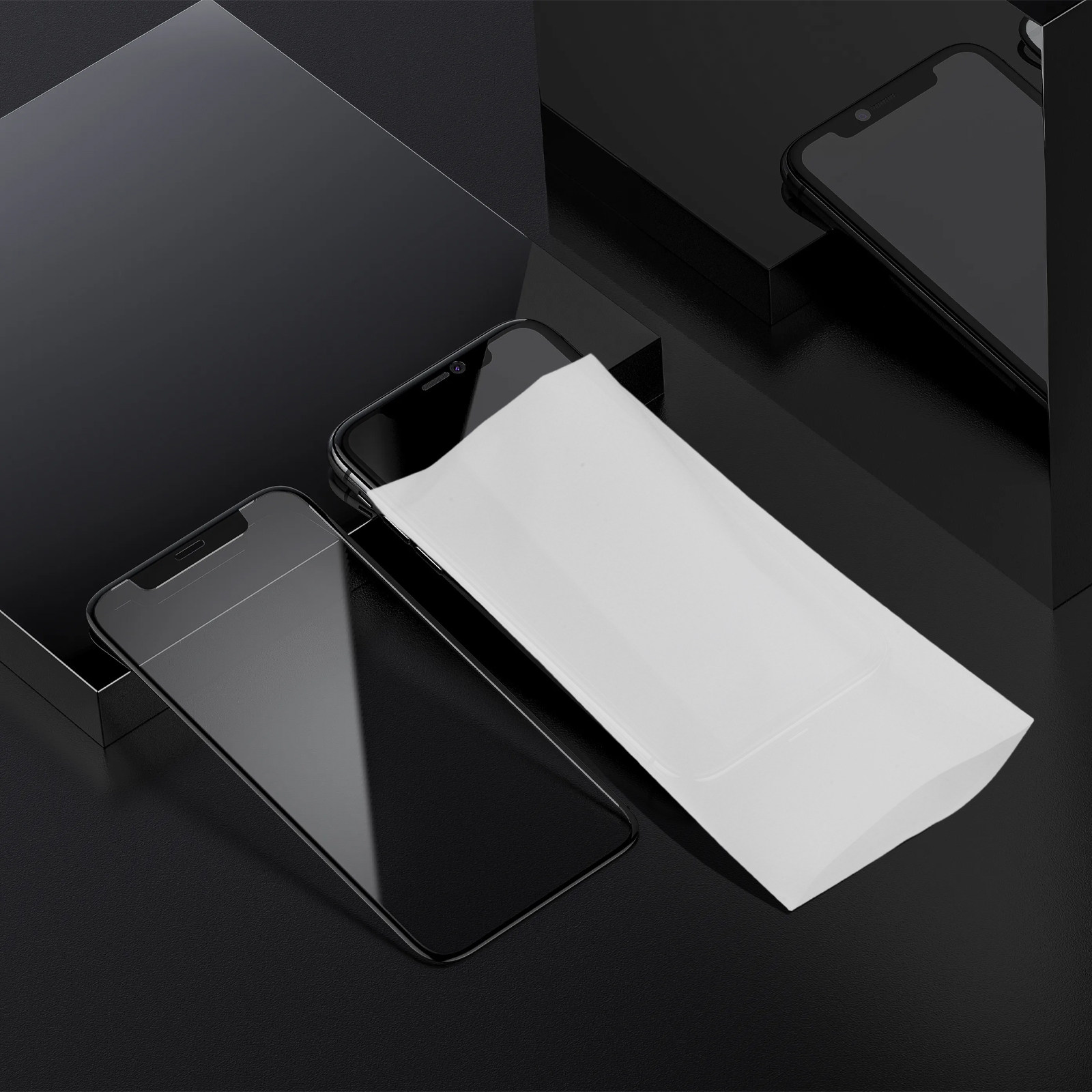 200 個の透明つや消しフラットポーチマット仕上げ包装袋電話 - Screen Protector Film のレビューと価格
