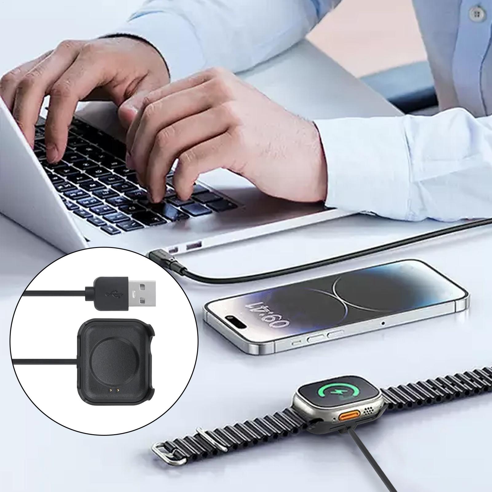 1PC スマートウォッチ磁気充電器 USB 充電ケーブルドッ - Smartwatch Faces のレビューと価格
