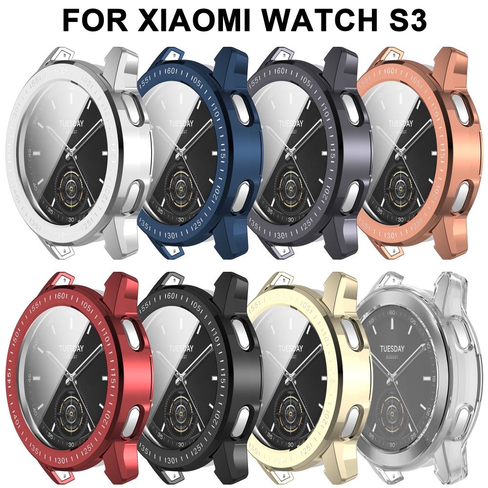 新しいフルカバー TPU ケースバンパー時計バンドスクリーン - Xiaomi Smartwatch S3 Accessories のレビューと価格