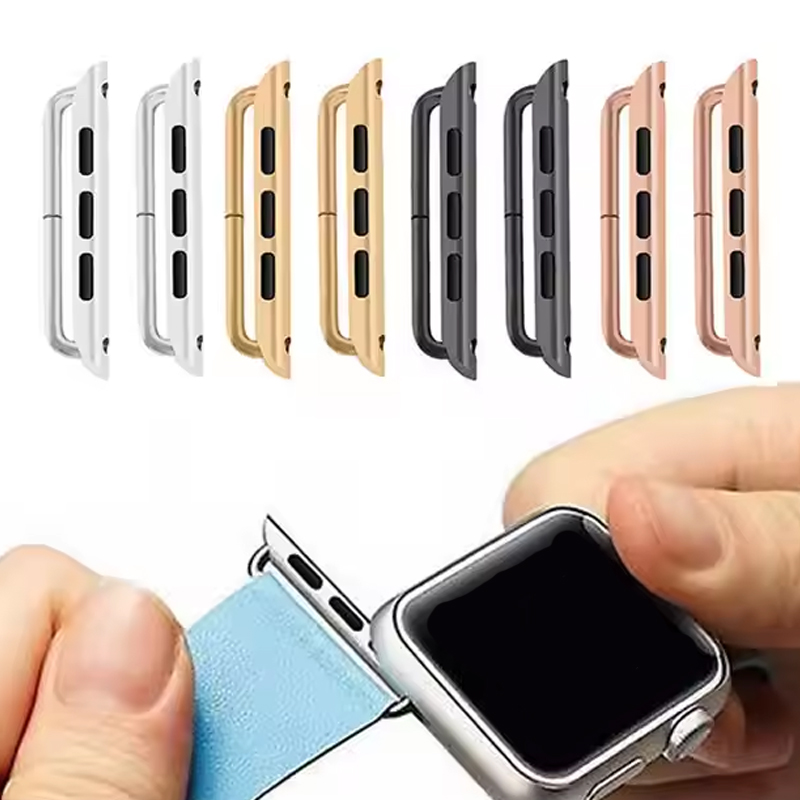 2 個ステンレス鋼コネクタアダプタ Apple Watch  - Watch Band Connector のレビューと価格