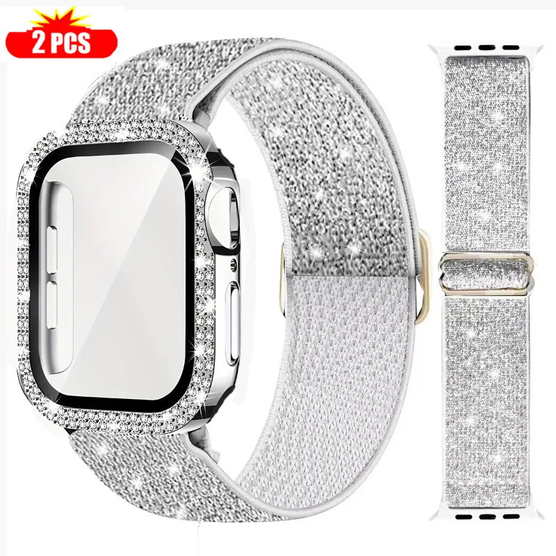 バンド + ケース Apple Watch 45 ミリメート - Smartwatch Watch Accessories For Women のレビューと価格