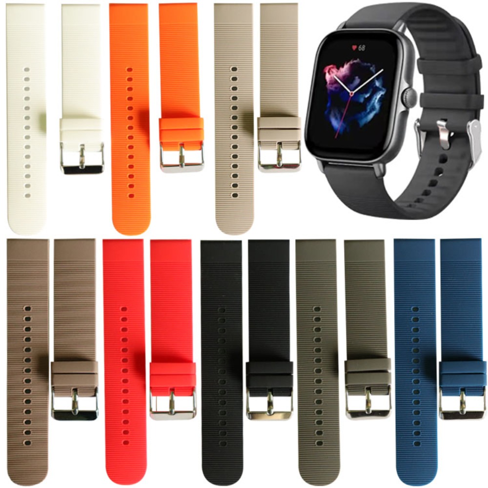 20 ミリメートルソフトシリコンバンド Amazfit GT - Silicone Band Replacement のレビューと価格