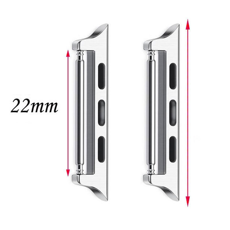50個 22mm メタルコネクター Apple Watch  - Watch Band Connector のレビューと価格