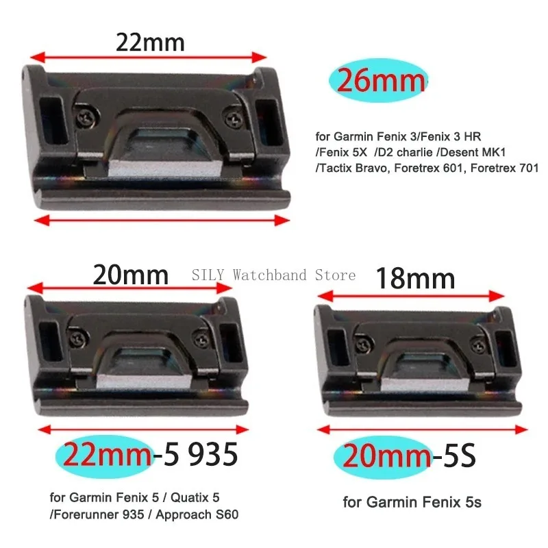 クイックフィットメタルバンドコネクタ,ウォッチストラップアダ - Watch Band Connector のレビューと価格
