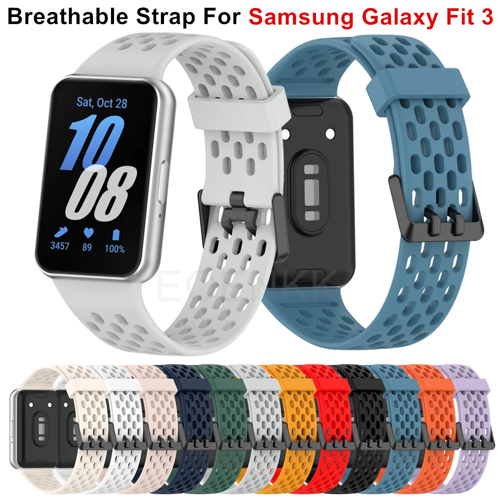 通気性ストラップサムスンギャラクシーフィット 3 スポーツソ - Silicone Band Replacement のレビューと価格