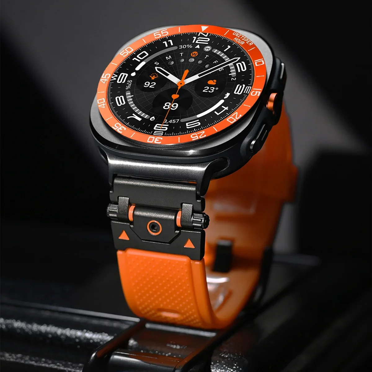 金属カバーベゼルリングケース三星銀河時計 7 ウルトラ 47 - Android Smartwatch Accessories のレビューと価格