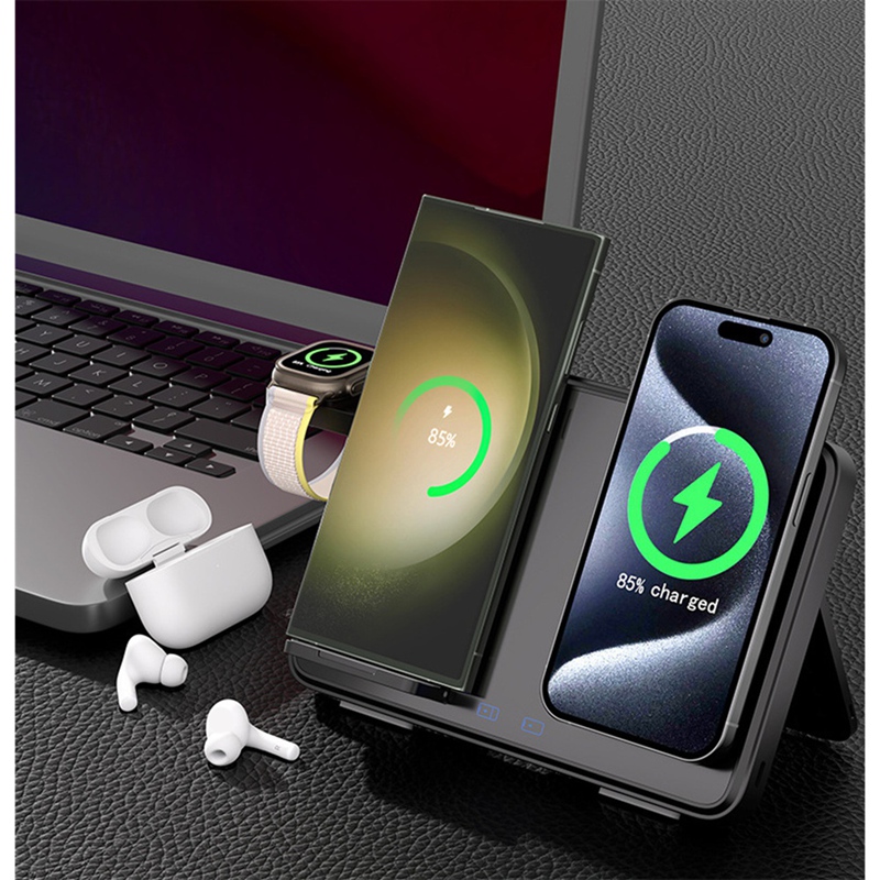 LEDナイトライトと折りたたみ可能なデザインを備えたワイヤレ - Watch Charging Dock のレビューと価格