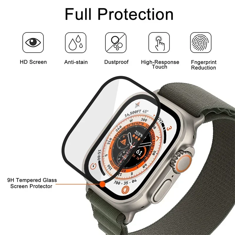 フル曲面スクリーンプロテクター Apple Watch Ul - Smartwatch Icon のレビューと価格