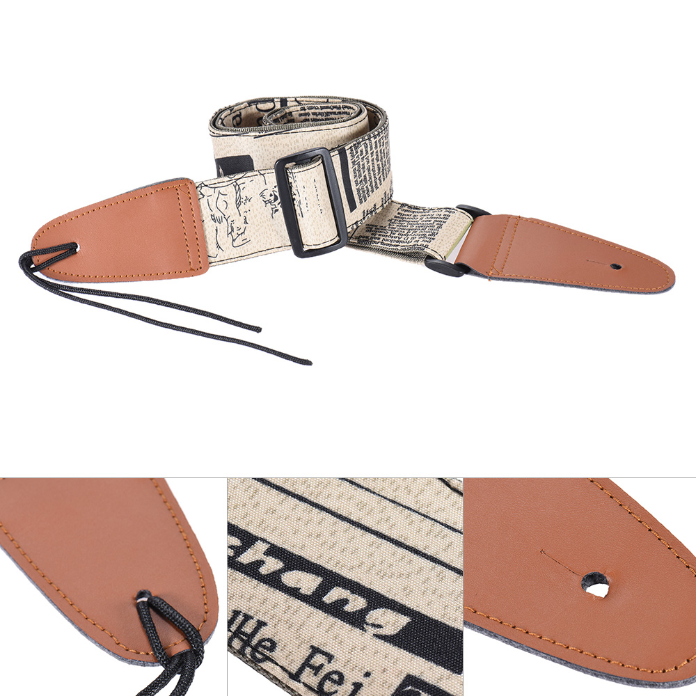 快適な調節可能なギターのショルダーストラップ、アコースティッ - Leather Classic Strap のレビューと価格