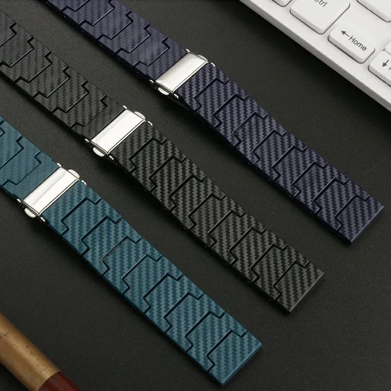 Xiaomi用カーボンファイバーストラップ,時計アクセサリー - Xiaomi Smartwatch S4 Accessories のレビューと価格