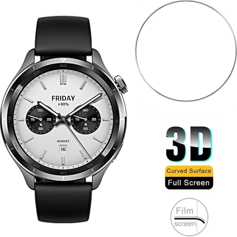 3 個の強化ガラスフィルム Xiaomi 時計 S4 47  - Xiaomi Smartwatch S4 Accessories のレビューと価格