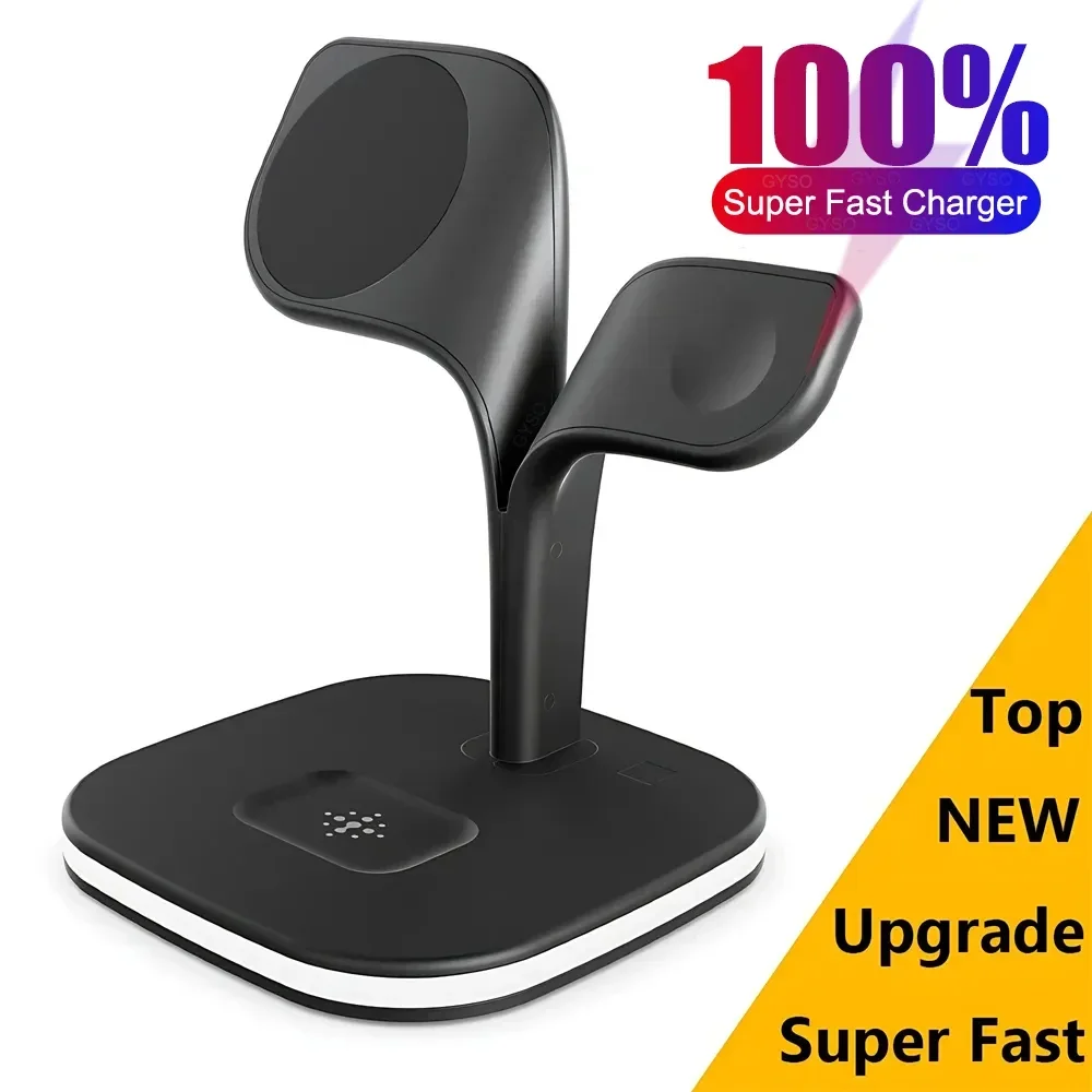 磁気 3 in 1 ワイヤレス充電器 iPhone 13/1 - Watch Charger Cable のレビューと価格