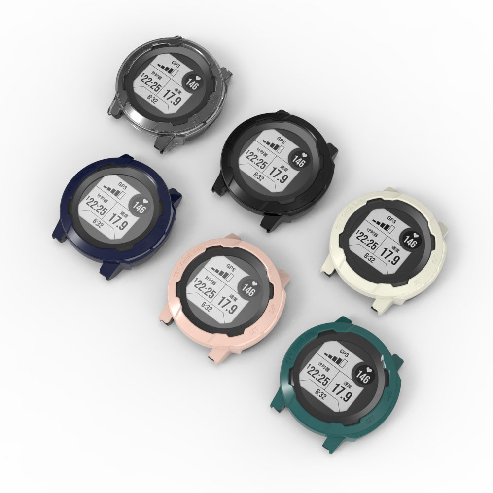 シェル PC ケース保護 + ガラスフィルムガーミンインステ - Smartwatch Icon のレビューと価格