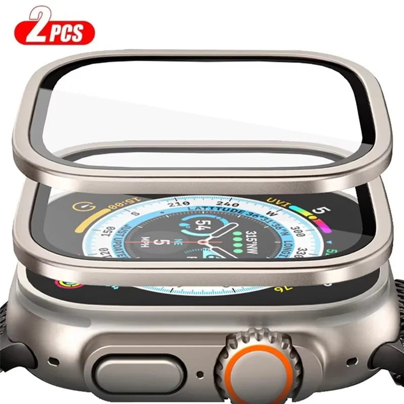 アルミニウム合金ケース + 強化ガラス Apple Watc - Smartwatch Straps & Accessories のレビューと価格